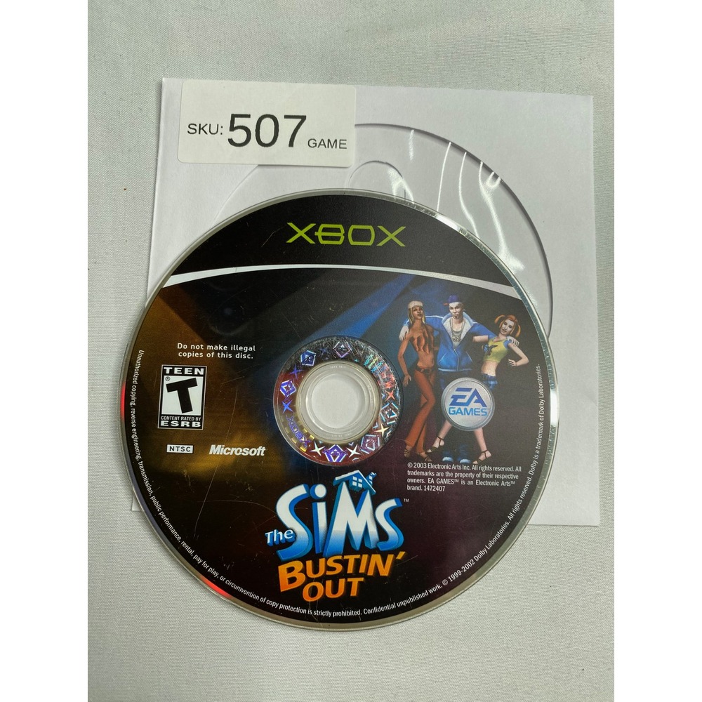 The Sims Bustin Out Microsoft Xbox